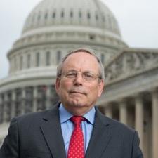 Philip Kiko in front of Capitol